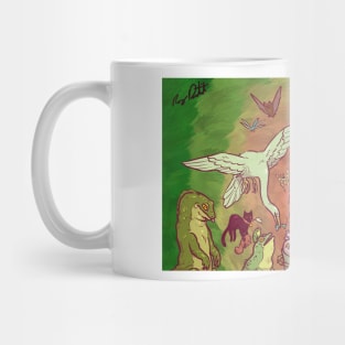 Green woman Mug